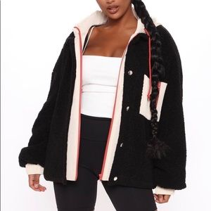 This is a super fashionable jacket from fashion nova